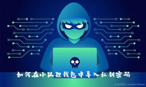 如何在小狐狸钱包中导入私钥密码